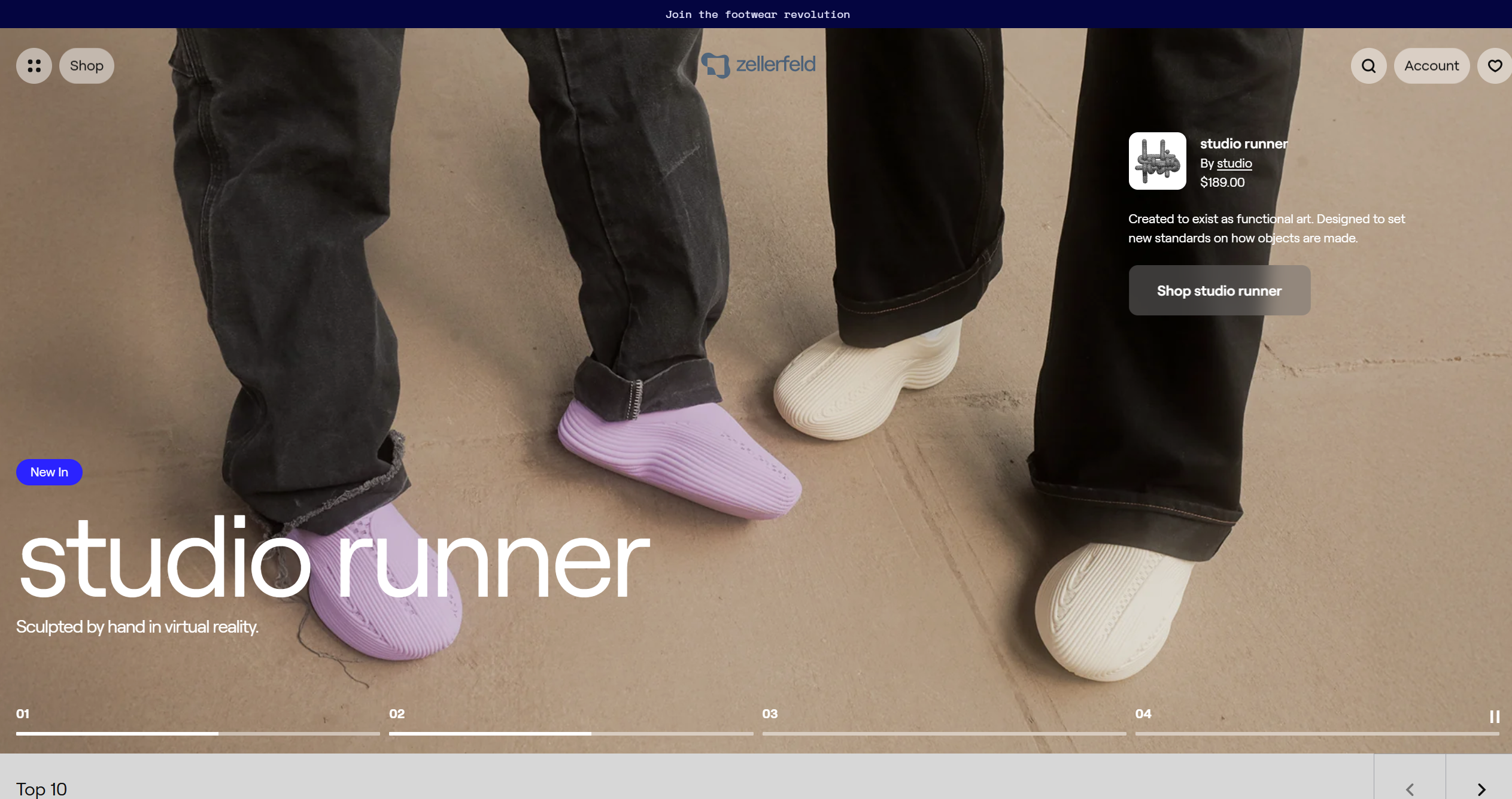 Zellerfeld homepage screenshot